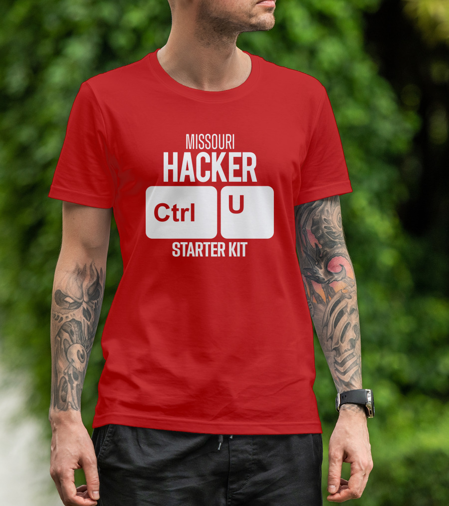 Missouri Hacker Ctrl U Starter Kit T-Shirt