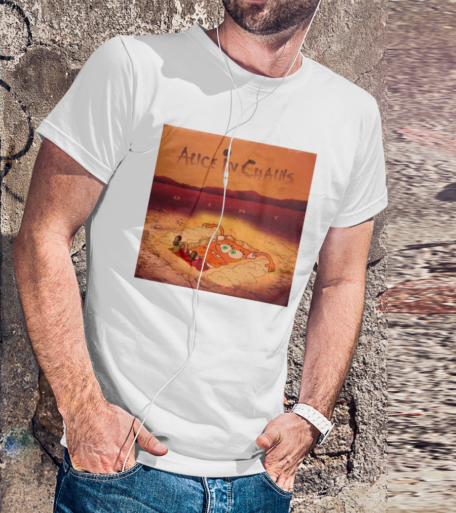 Alice In Chains Dirt Parody SpongeBob SquarePants Mocha Bigwanger12 T-Shirt