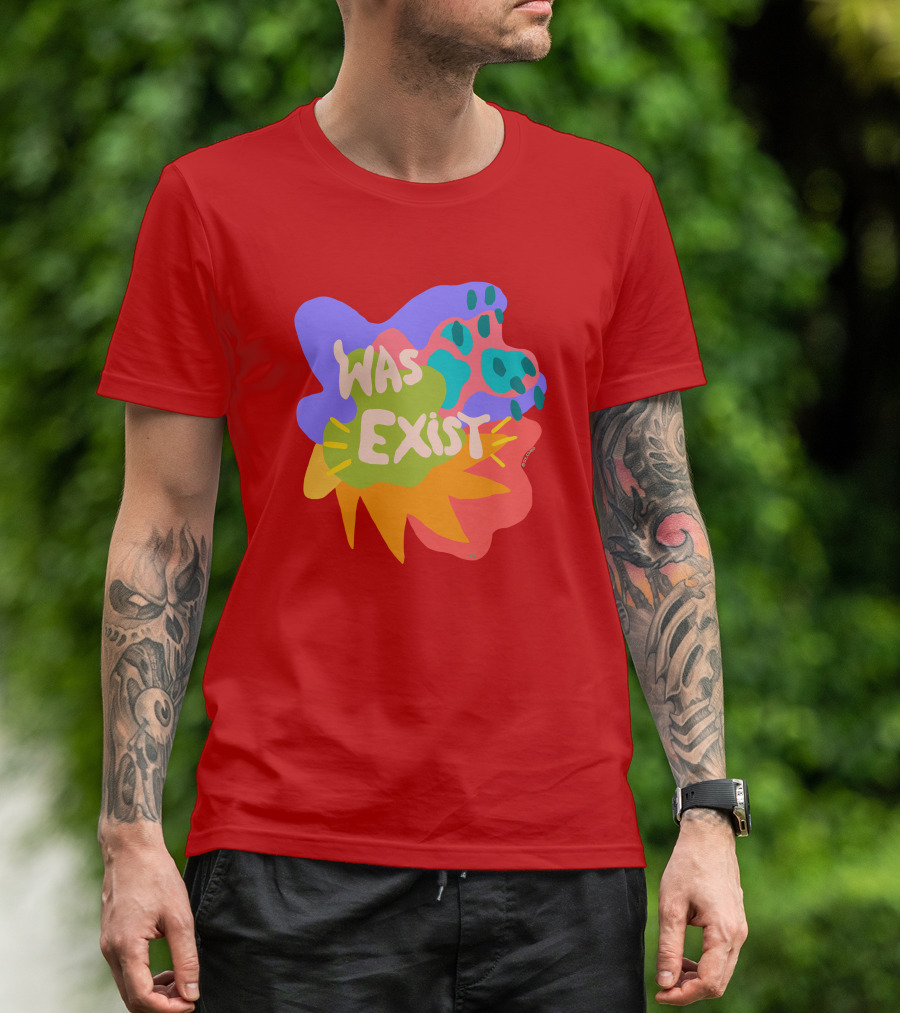 Soleoado Leȯ Was Exist Was Exist Colorful Abstract T-Shirt