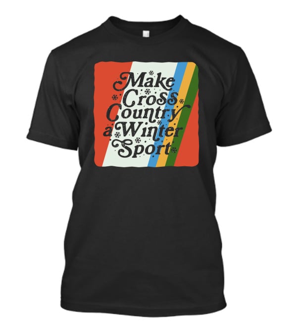 Kyle Merber Make Cross Country A Winter Sport Diadora Colorful Stripe T-Shirt