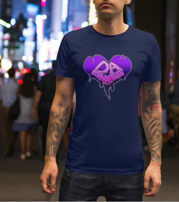DAValentine Heart Drip Design DA Games Will Ryans Store T-Shirt