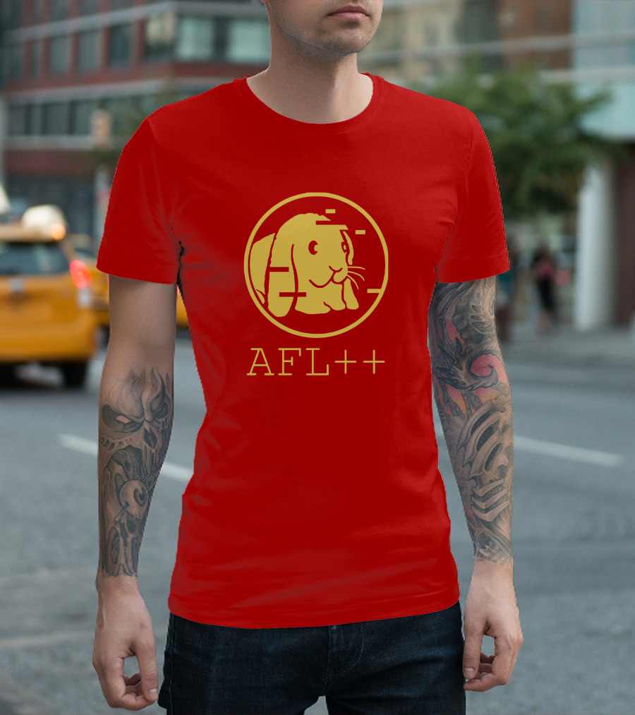 AFLplusplus Advanced Fuzzing League AFL++ Rabbit T-Shirt
