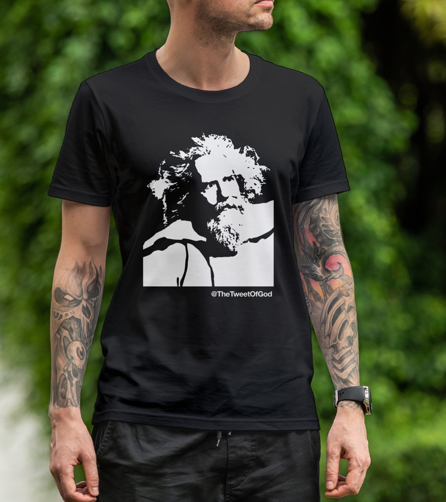 TheTweetOfGod Iconic God Face T-Shirt