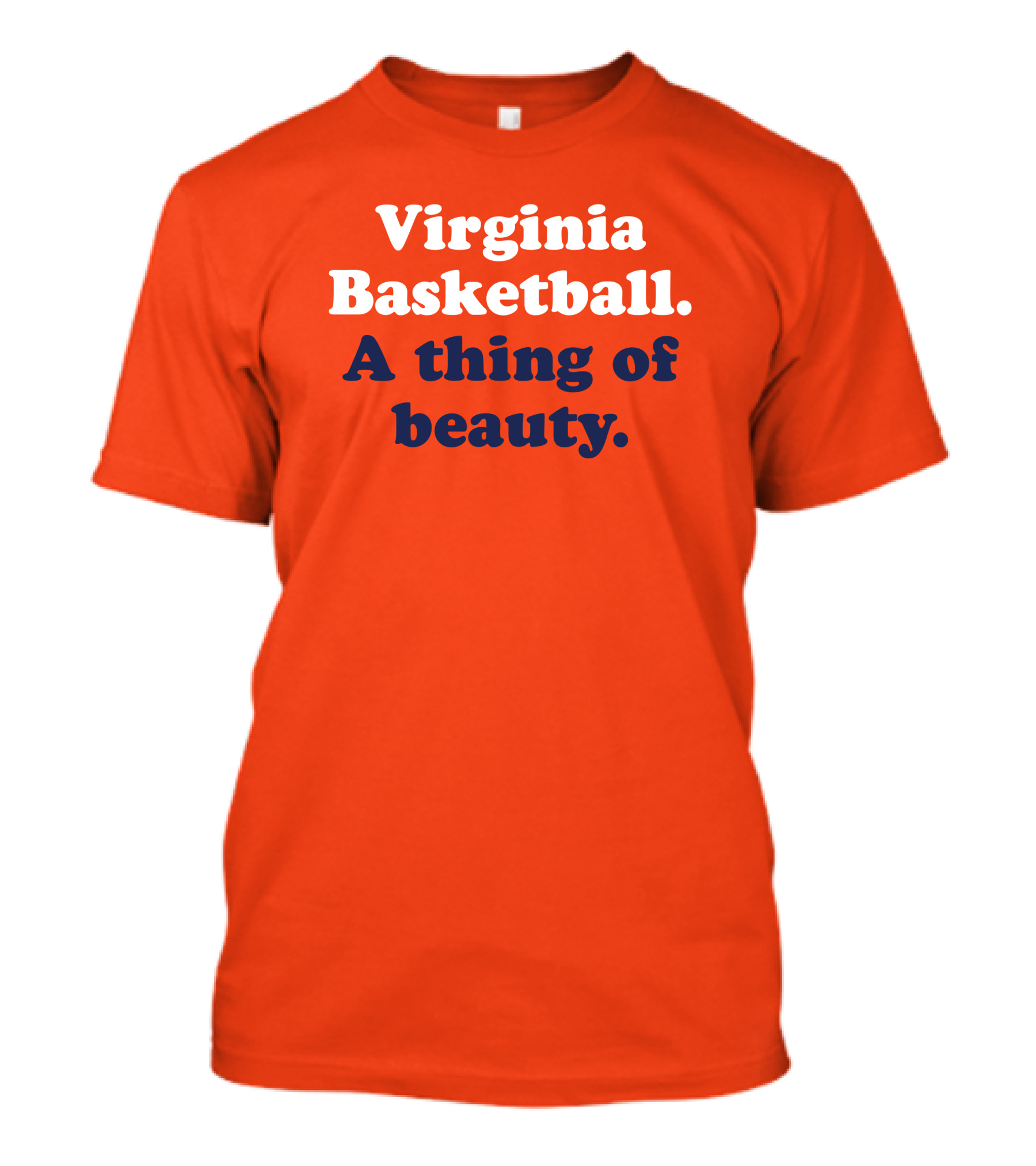 Virginia Basketball A Thing Of Beauty Orange T-Shirt