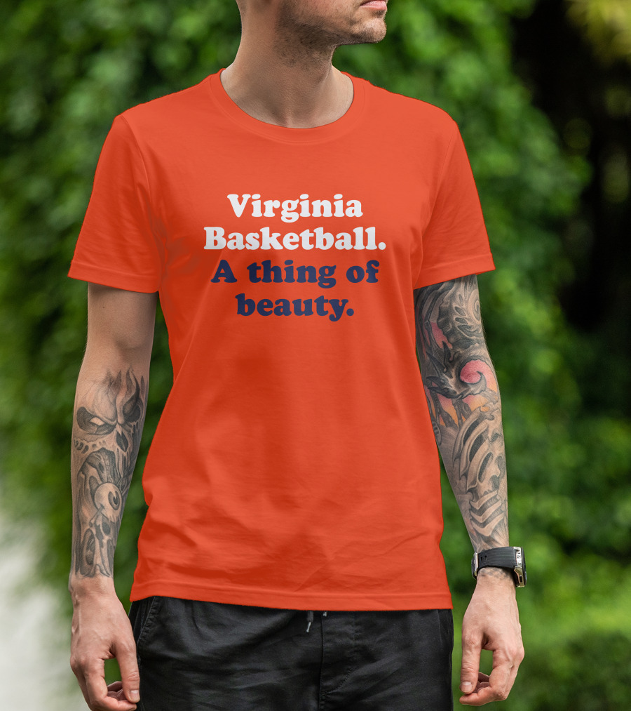 Virginia Basketball A Thing Of Beauty Orange T-Shirt