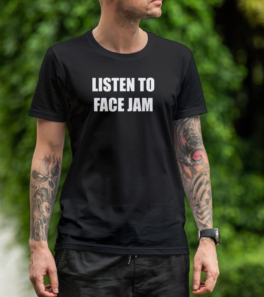 Listen To Face Jam Rooster Teeth Store Merchandising T-Shirt