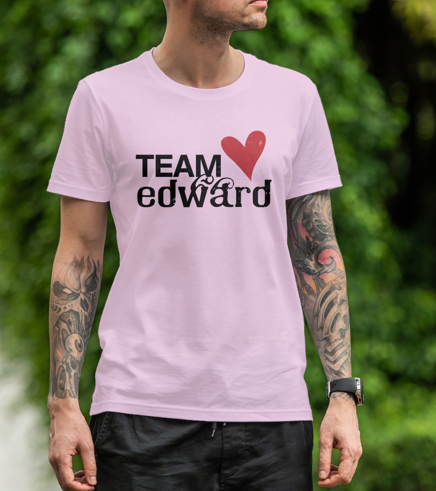 Team Edward Heart Taylor Lautner SNL T-Shirt