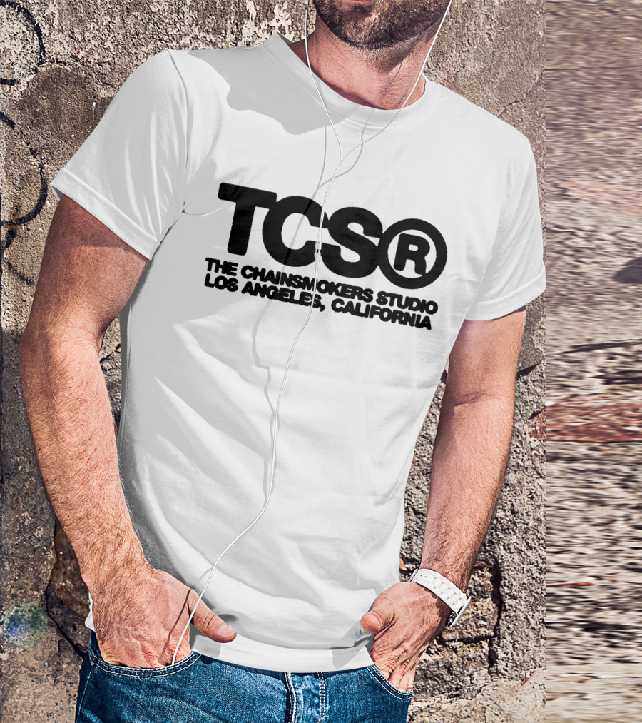 TCS The Chainsmokers Studio Los Angeles California The Chainsmokers Merch Store T-Shirt
