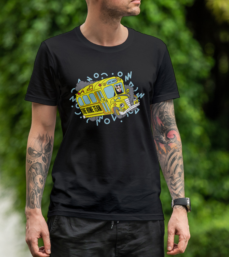 The Home Team Oh No Van Repair Benefit Music Bus T-Shirt