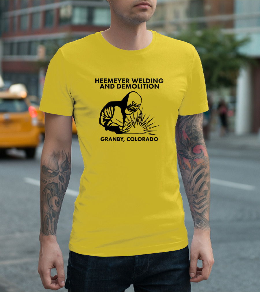 Heemeyer Welding and Demolition Granby Colorado Iconic Welder T-Shirt