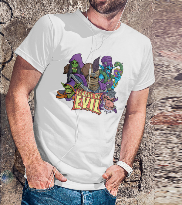 League Of Evil Fantasy Villains Assembly T-Shirt