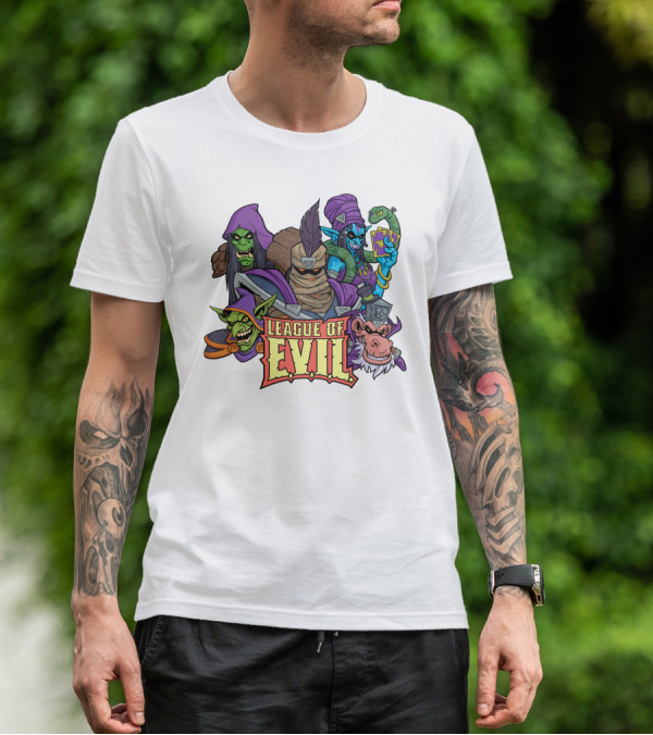 League Of Evil Fantasy Villains Assembly T-Shirt
