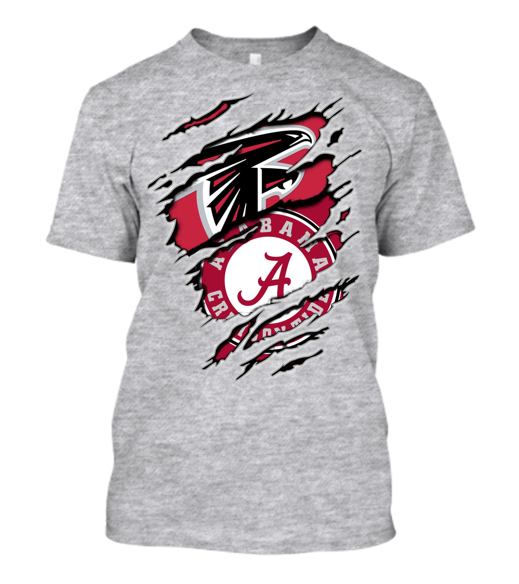 Alabama Crimson Tide And Atlanta Falcons Fan T-Shirt
