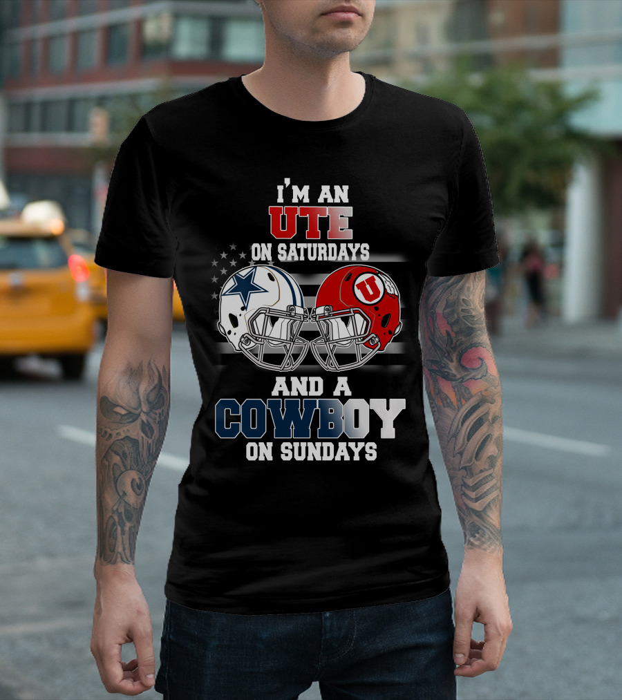 I'm An Ute On Saturdays And A Cowboy On Sundays T-Shirt