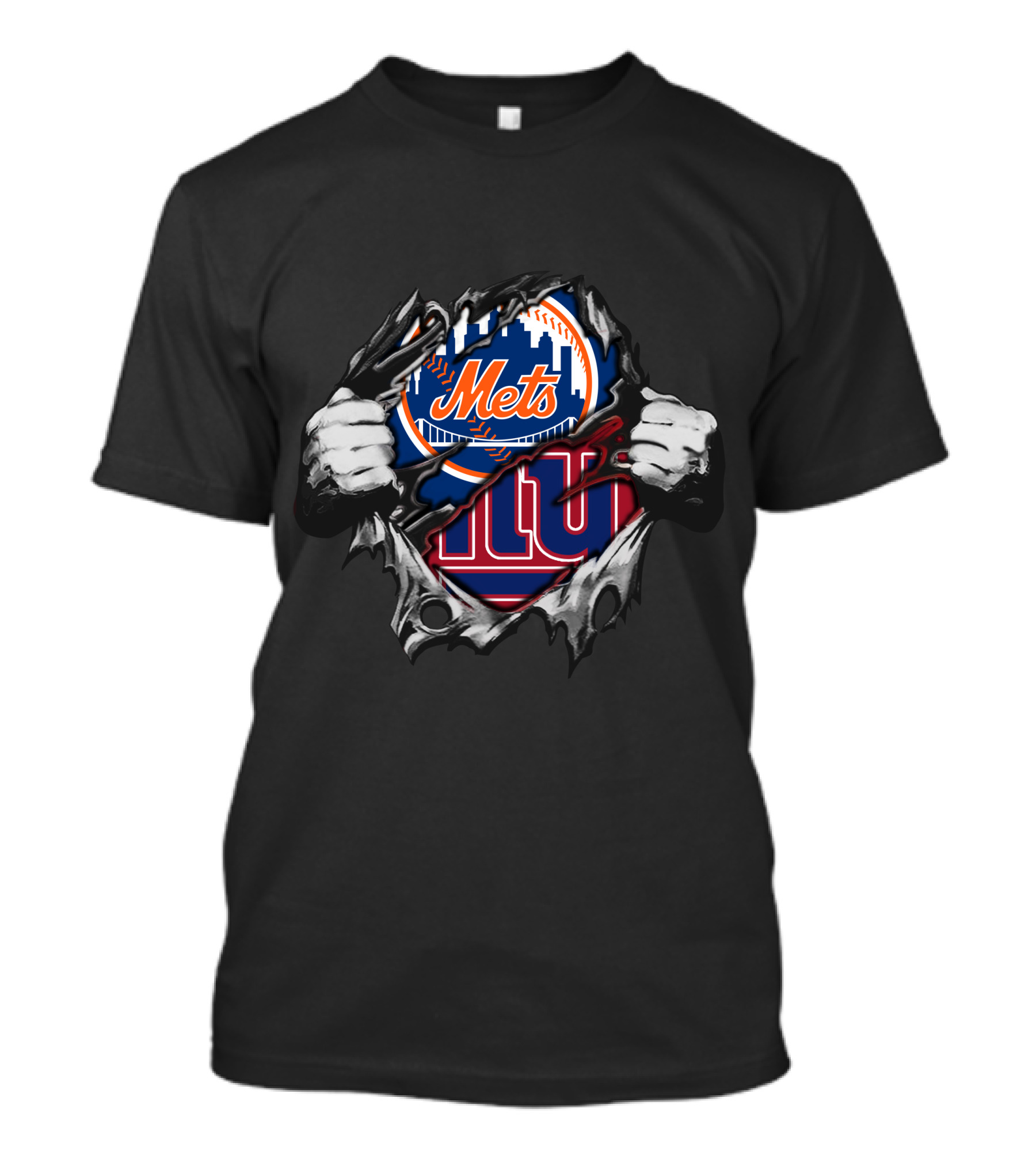 New York Giants Mets Mashup T-Shirt