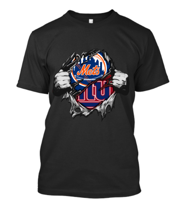 New York Giants Mets Mashup T-Shirt