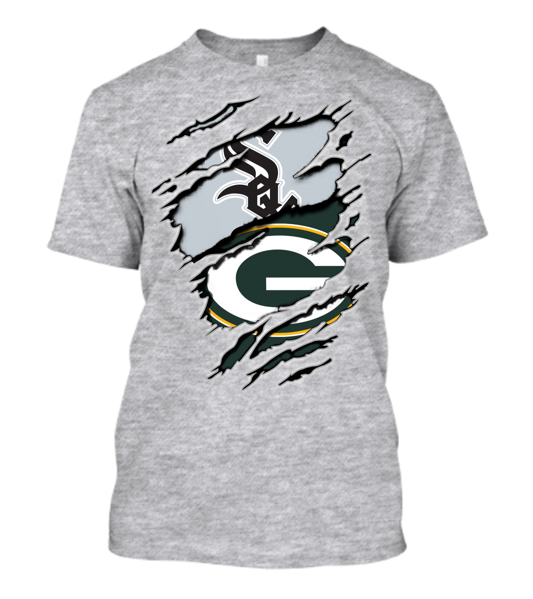 Packers White Sox Logo Mashup T-Shirt