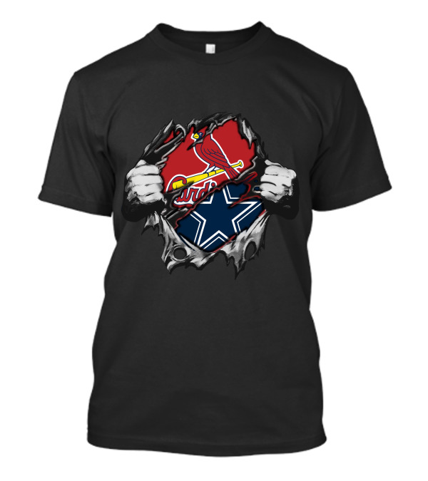 Cardinals Cowboys Dual Logo Louis T-Shirt