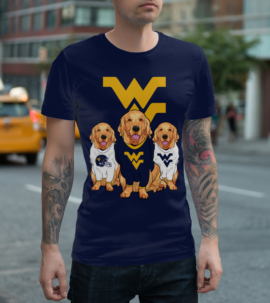 Wv Golden Retrievers In Team Gear T-Shirt