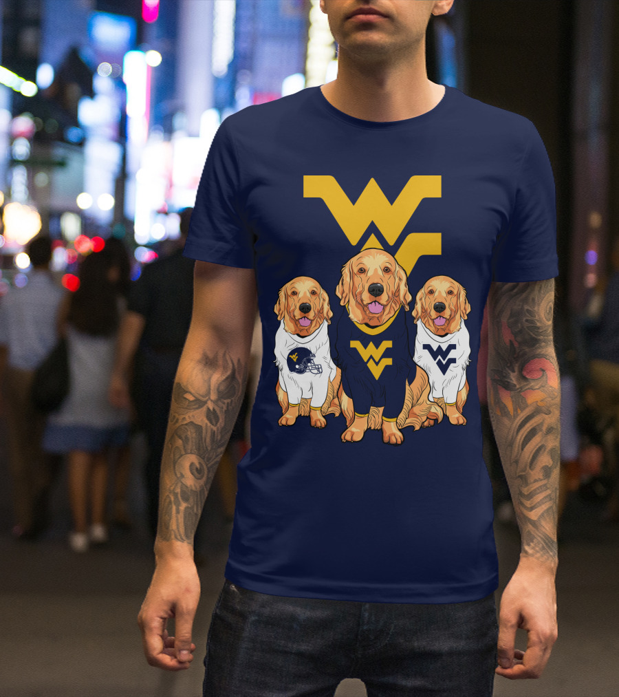 Wv Golden Retrievers In Team Gear T-Shirt