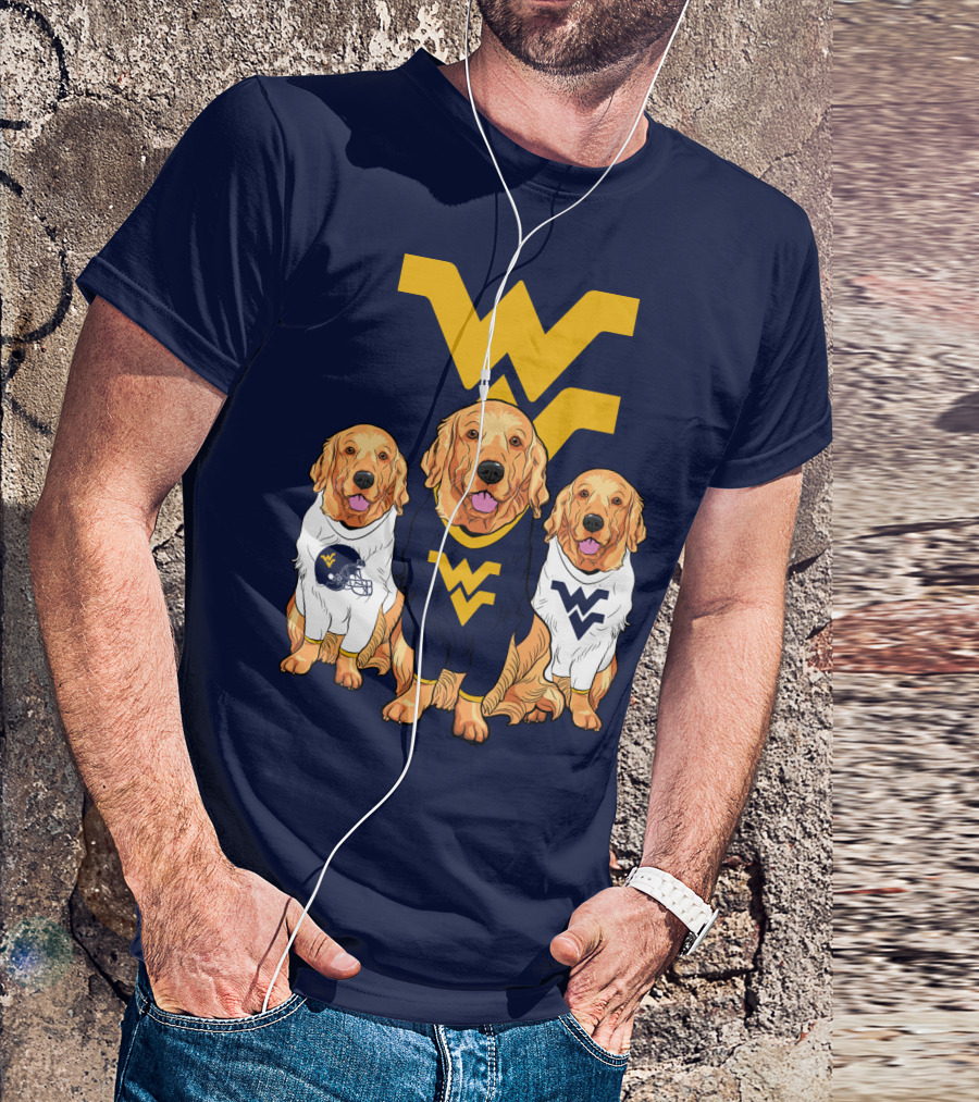 Wv Golden Retrievers In Team Gear T-Shirt