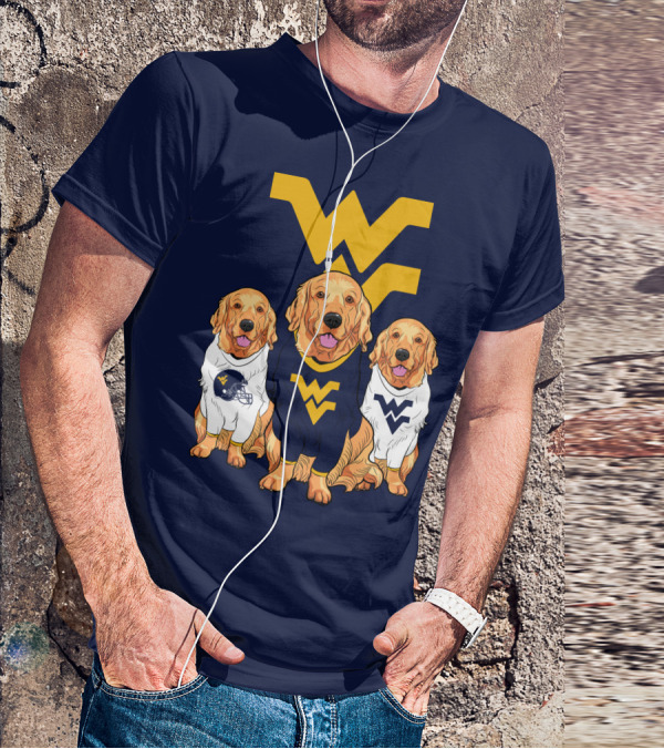 Wv Golden Retrievers In Team Gear T-Shirt