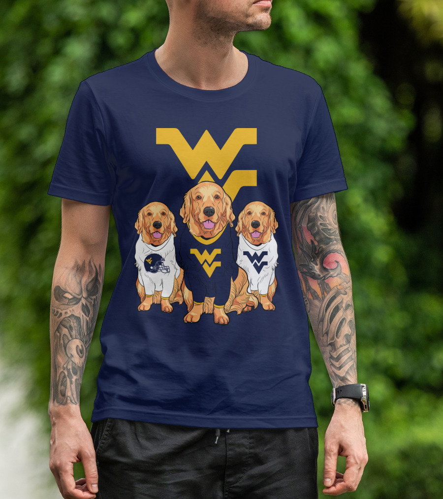 Wv Golden Retrievers In Team Gear T-Shirt
