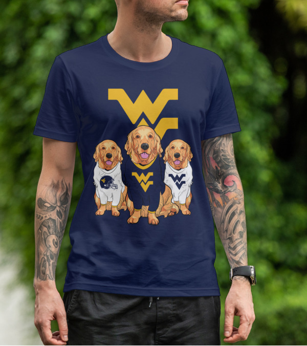 Wv Golden Retrievers In Team Gear T-Shirt