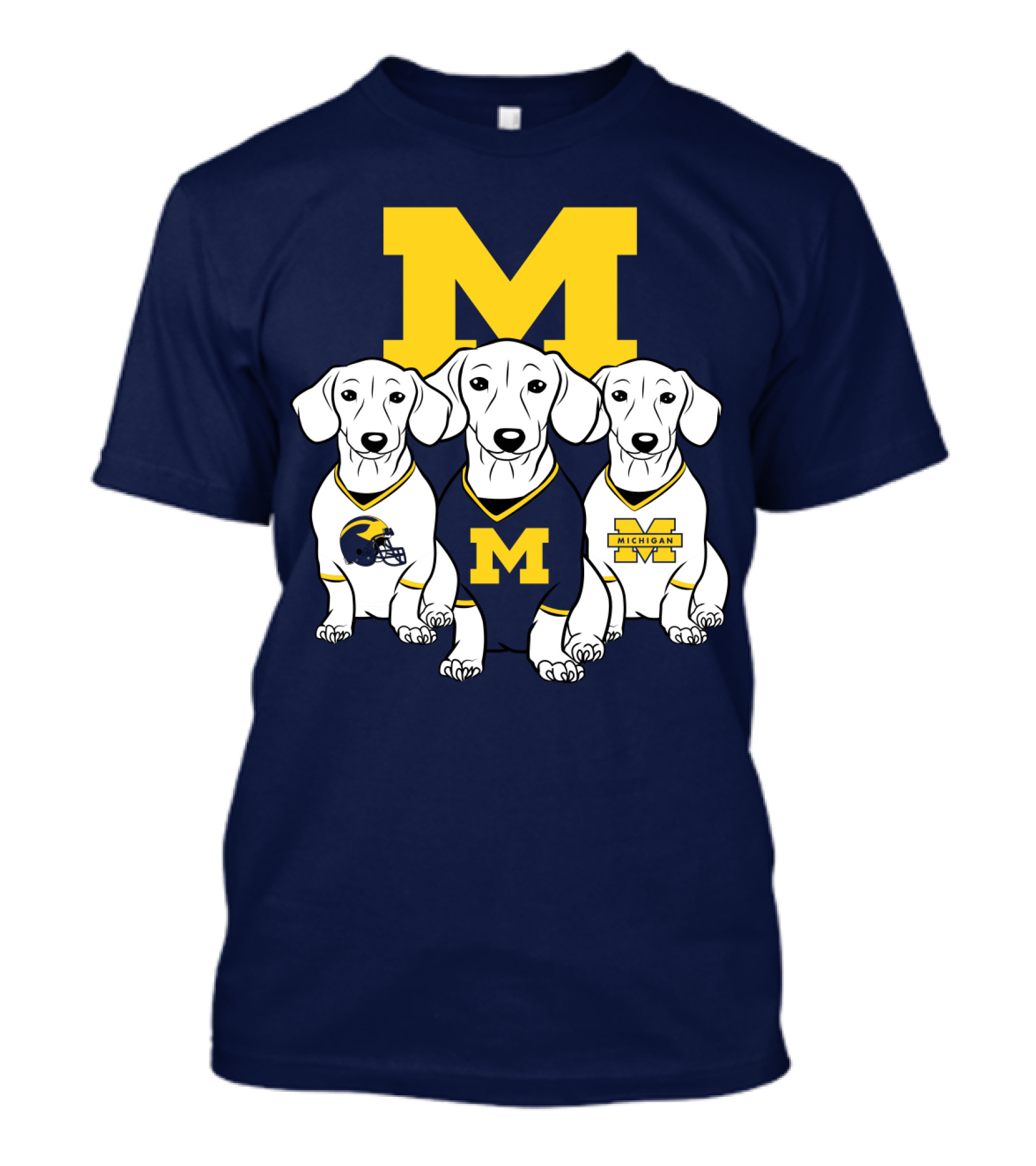 University Of Michigan Dogs T-Shirt
