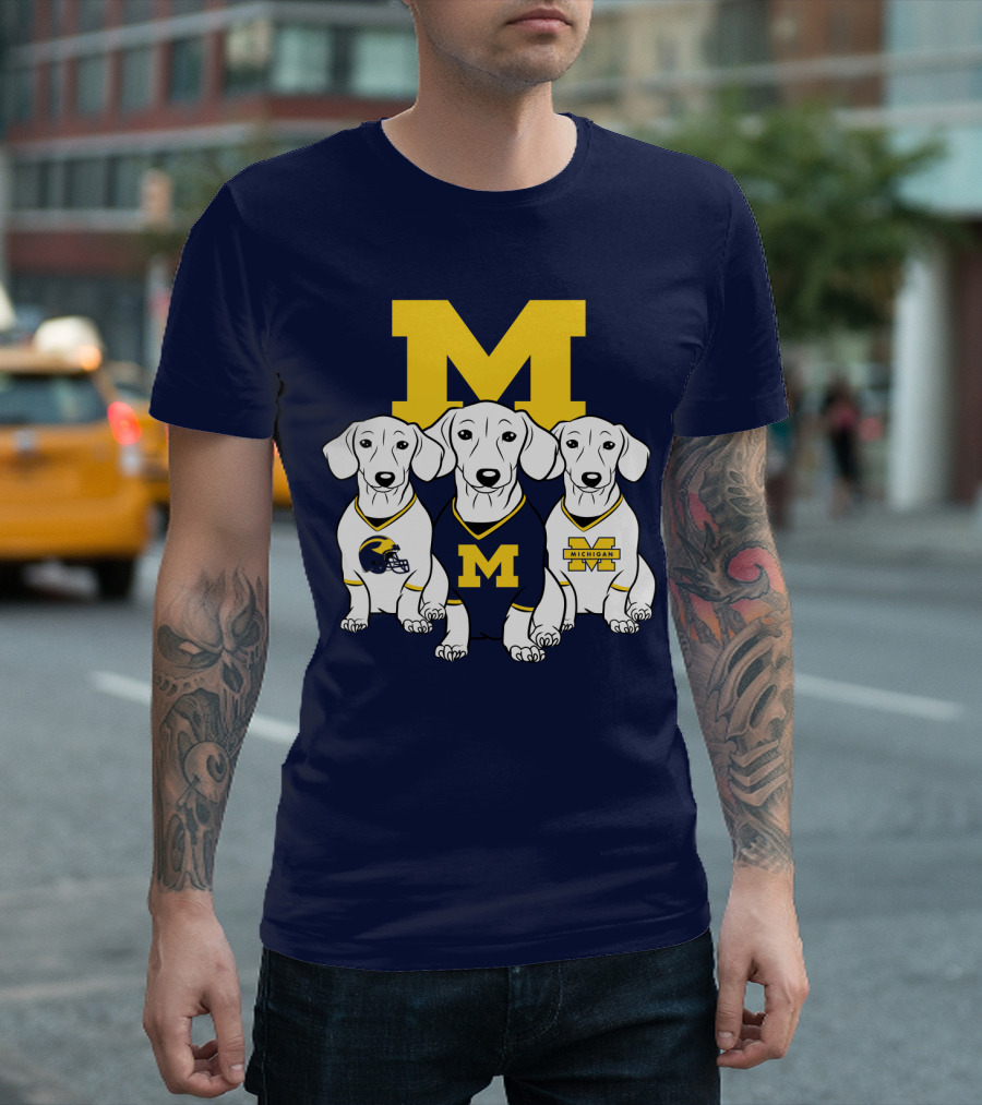 University Of Michigan Dogs T-Shirt