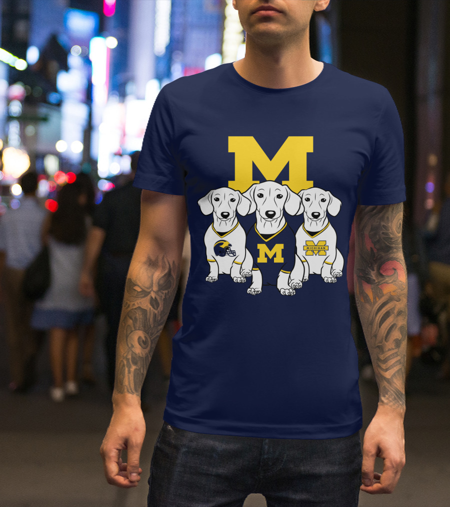 University Of Michigan Dogs T-Shirt