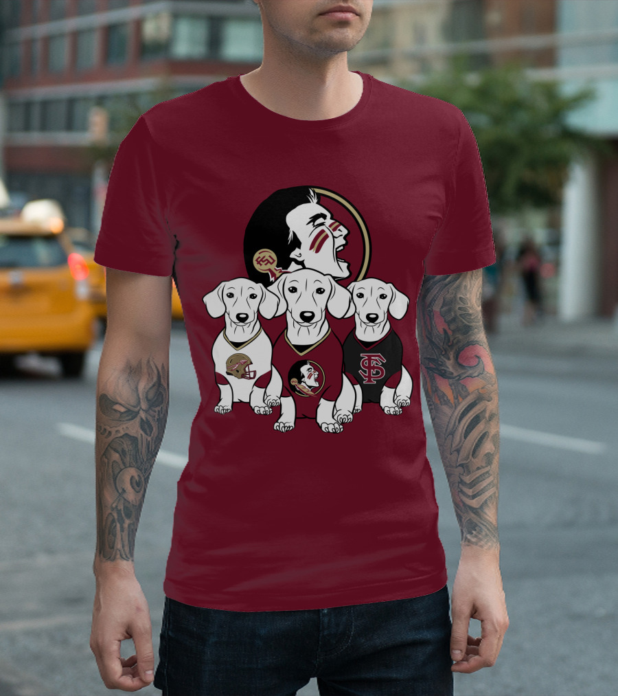 Florida State Seminoles Dogs T-Shirt