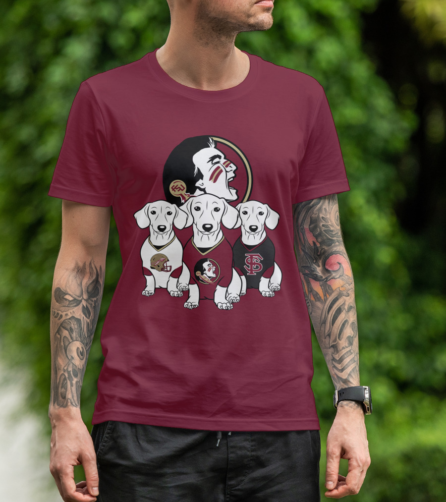Florida State Seminoles Dogs T-Shirt