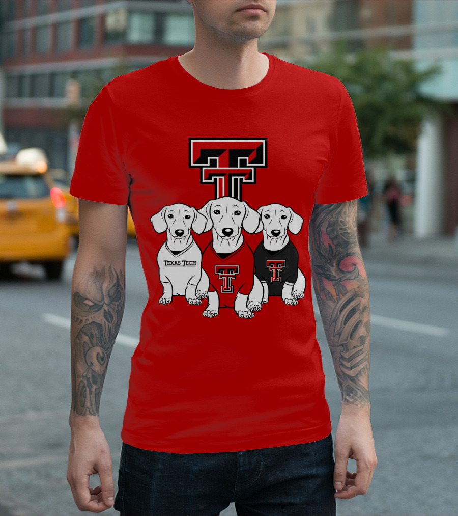 Texas Tech Tt Logo Dogs T-Shirt
