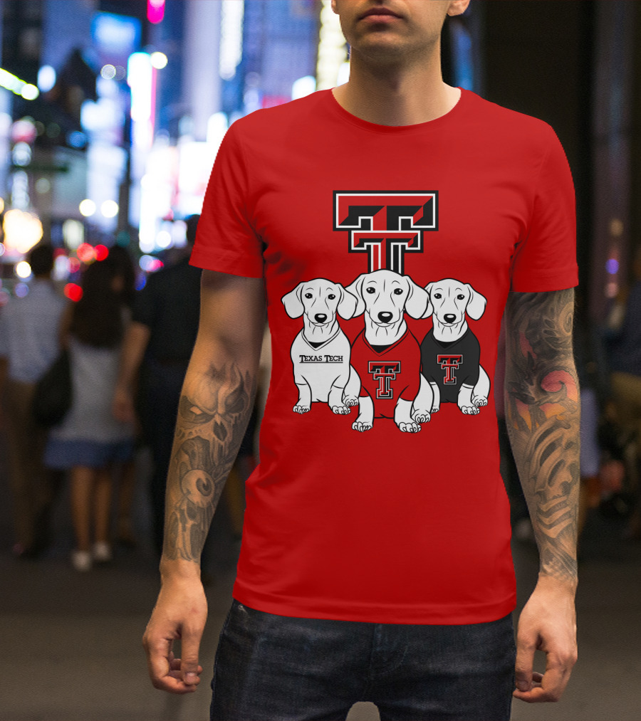 Texas Tech Tt Logo Dogs T-Shirt