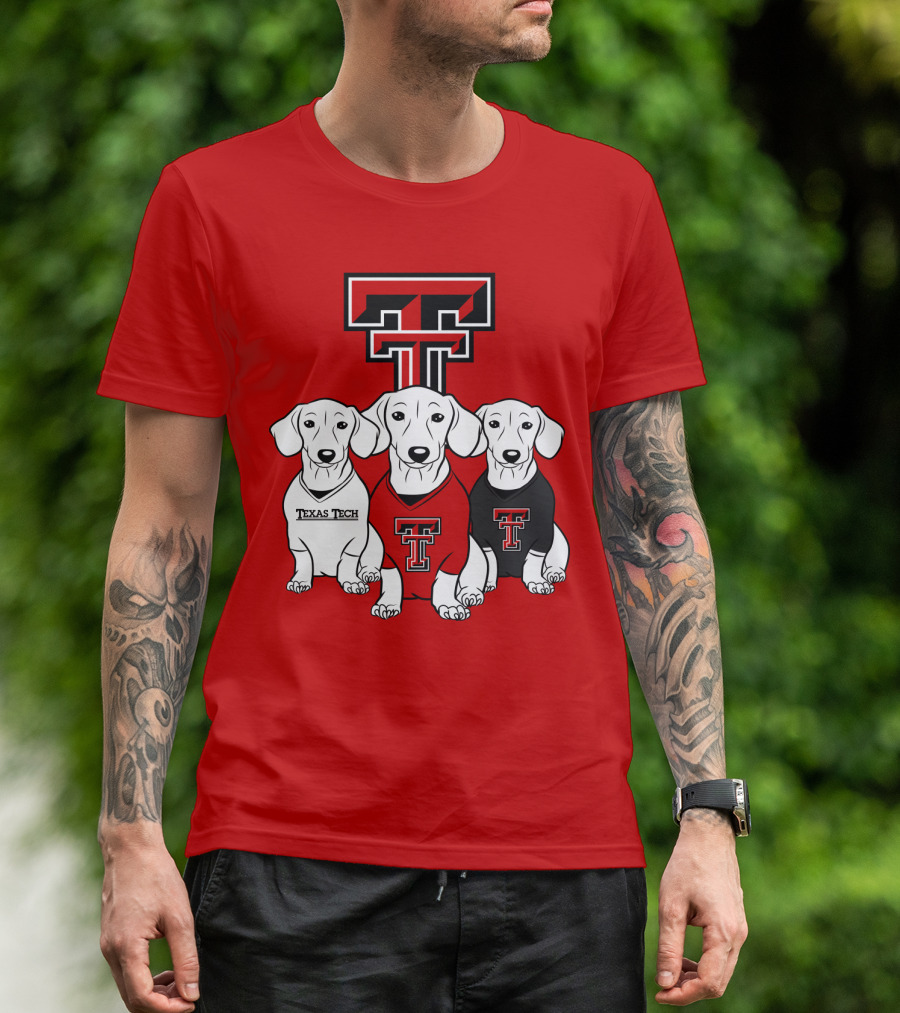 Texas Tech Tt Logo Dogs T-Shirt