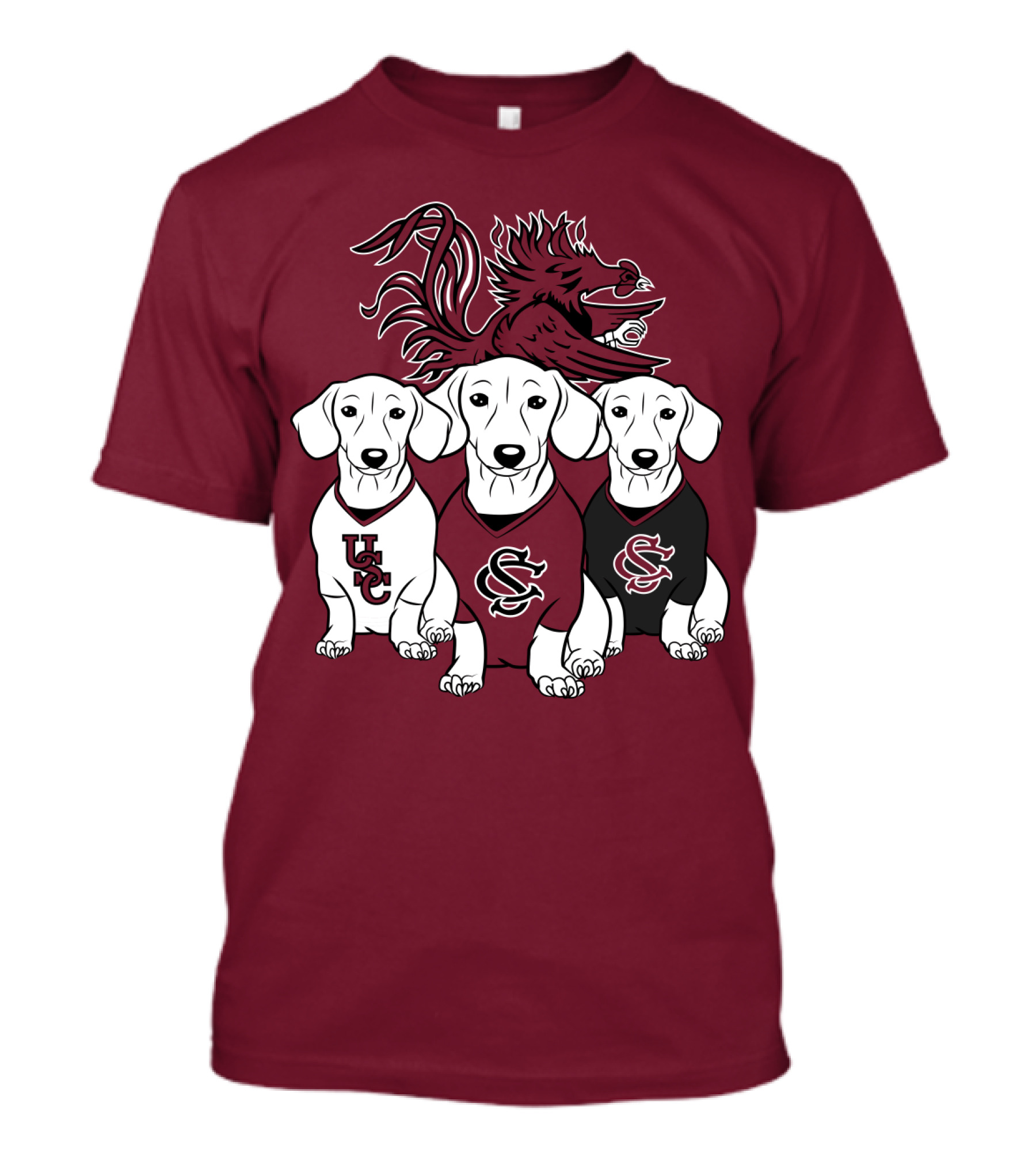 Usc Gamecocks Dogs T-Shirt