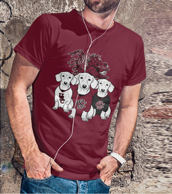Usc Gamecocks Dogs T-Shirt