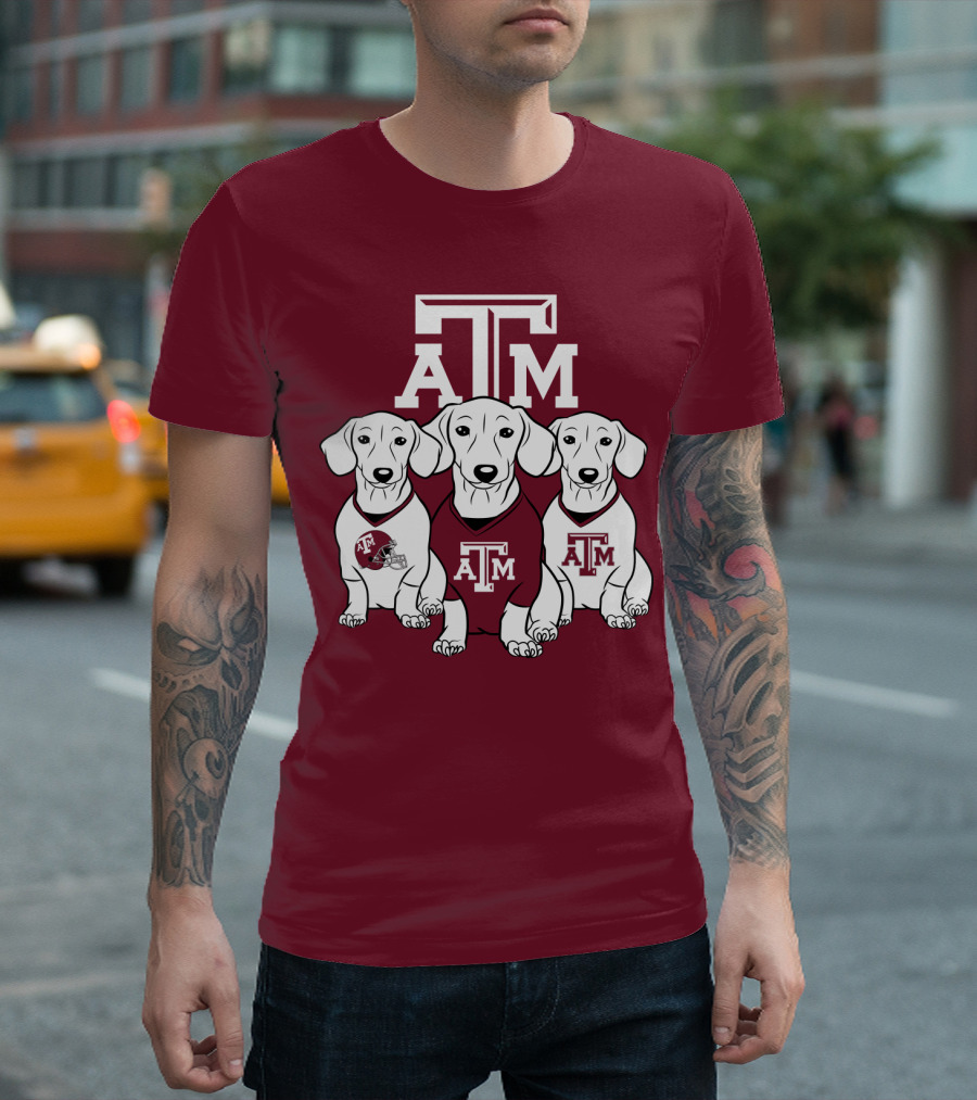 Texas A&M Dog Trio T-Shirt