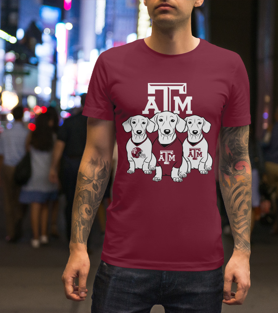 Texas A&M Dog Trio T-Shirt