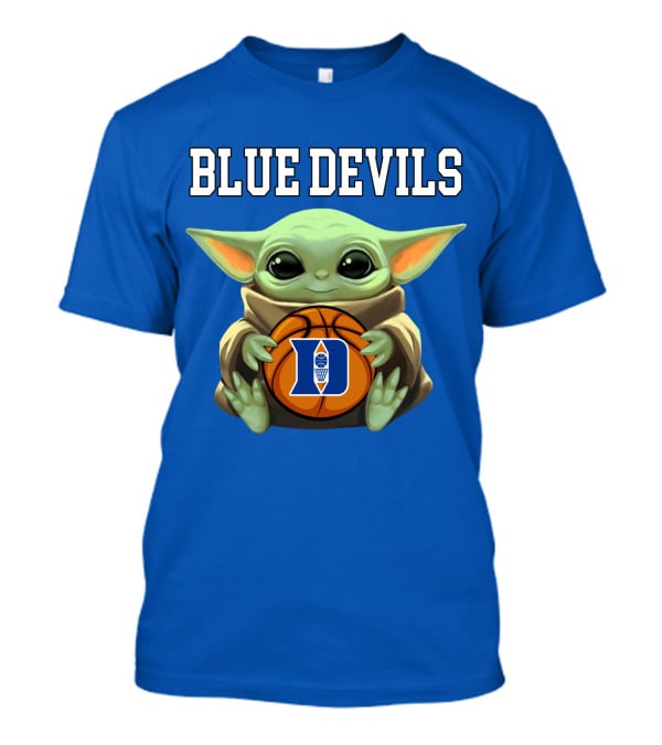 Baby Yoda Blue Devils Basketball T-Shirt
