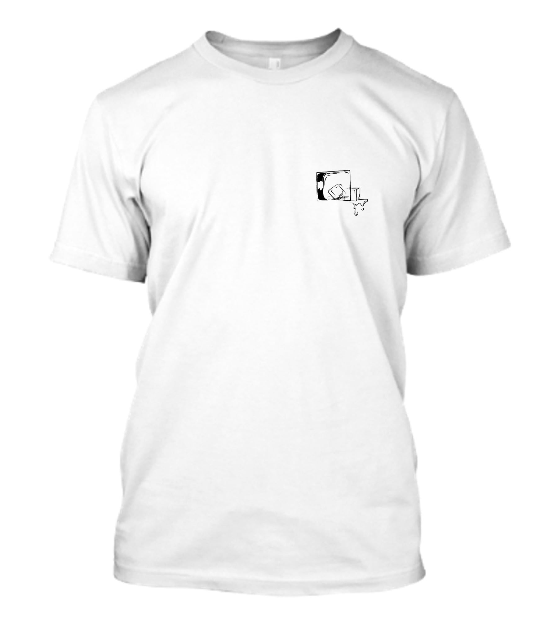 Mord Auf Ex Merch Cartoon Ice Cube Tray With Glass T-Shirt