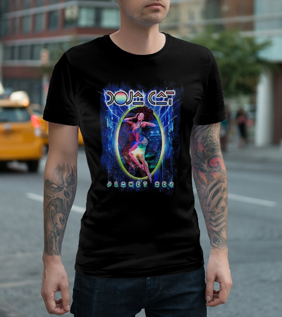 Doja Cat Planet Her Album Cover T-Shirt
