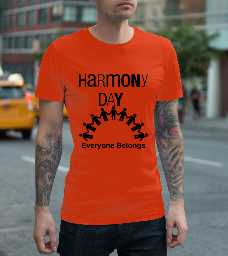 Harmony Day 21 March Everyone Belongs T-Shirt