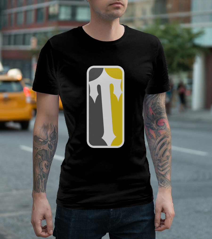 Trapstar x Central Cee 23 Sold Out T Logo Monochrome Yellow T-Shirt