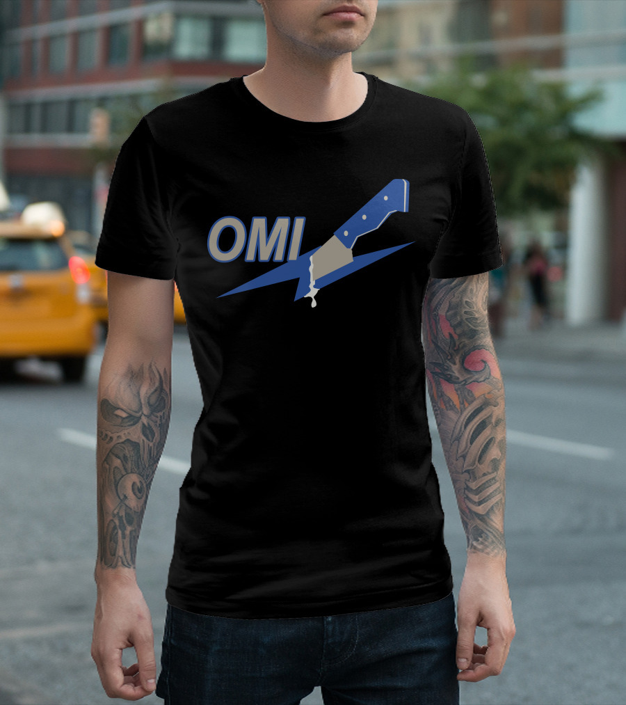 OMI Back Stabbing Reloaded Merch Knife T-Shirt
