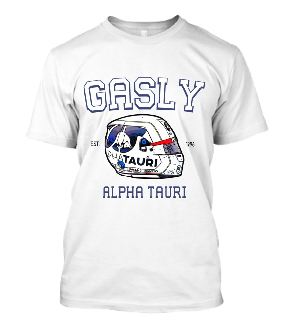 Gasly Alpha Tauri Helmet Est. 1996 T-Shirt
