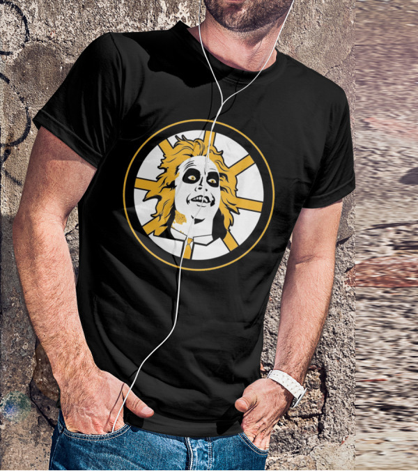 Boston Bruins Beetlejuice Horror NHL T-Shirt