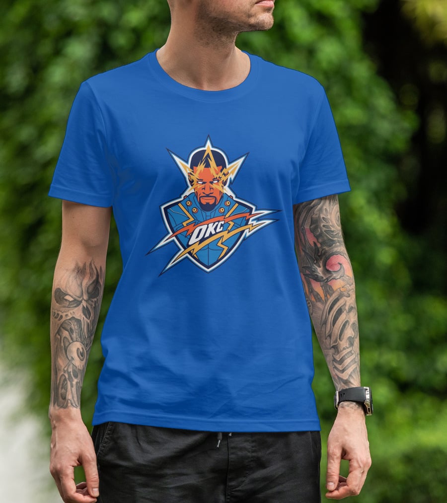 OKC Electro NBA Thunder Inspired T-Shirt