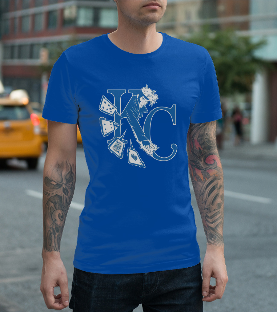 Kansas City Gambits MLB Playing Cards KC T-Shirt